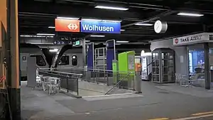 Canopy-covered platform