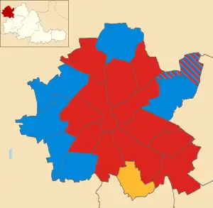 2010 results map