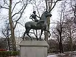 Cupid on the Pegasus sculpture