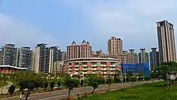 Skyline of Zhubei