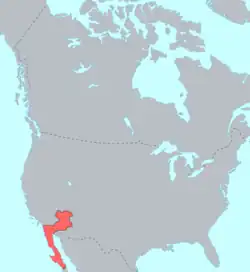 Area of Yuman–Cochimí influence