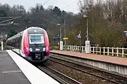 The first service of theZ 50000, of the Francilien