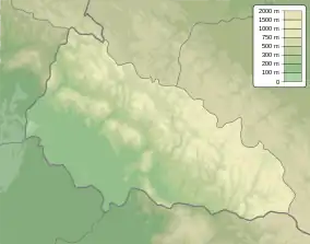 Egher (Batar) is located in Zakarpattia Oblast