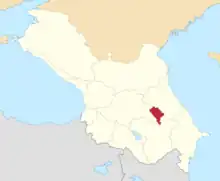 Location in the Caucasus Viceroyalty