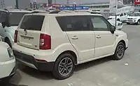 Zhongxing C3 Urban Ark rear in China