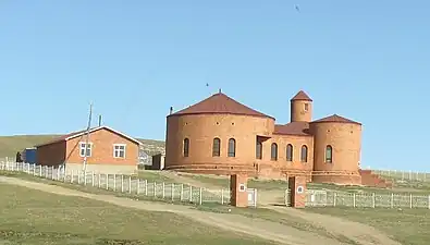 Protestant church in Zuunmod, Töv Province.