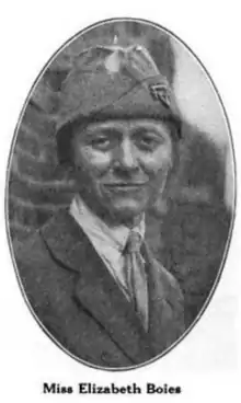 Bessie Boies Cotton in uniform, from a 1919 publication