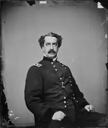 Abner Doubleday wearing an Army jacket.