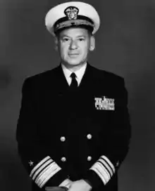 Service photo of United States Navy Rear Admiral Arthur R. Gralla