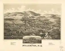 Millerton, New York with inset of Irondale, New York